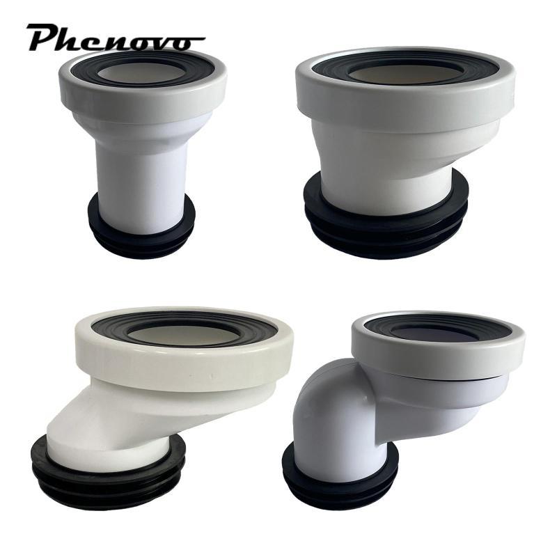 [Phenovo] Full Flush Offset Toilet Flange Connector Extension Adapter 4 ...