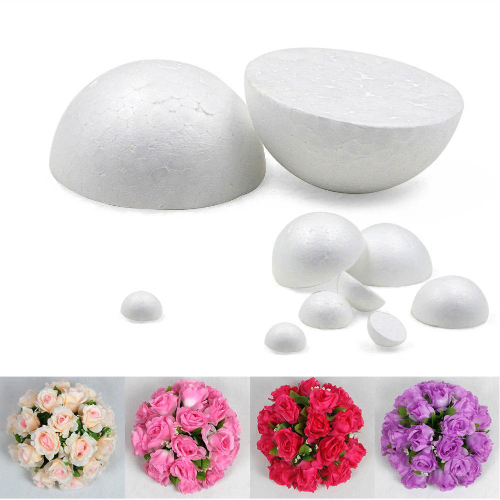 Blank Round Solid Polystyrene Styrofoam Foam Ball For Wedding Craft ...