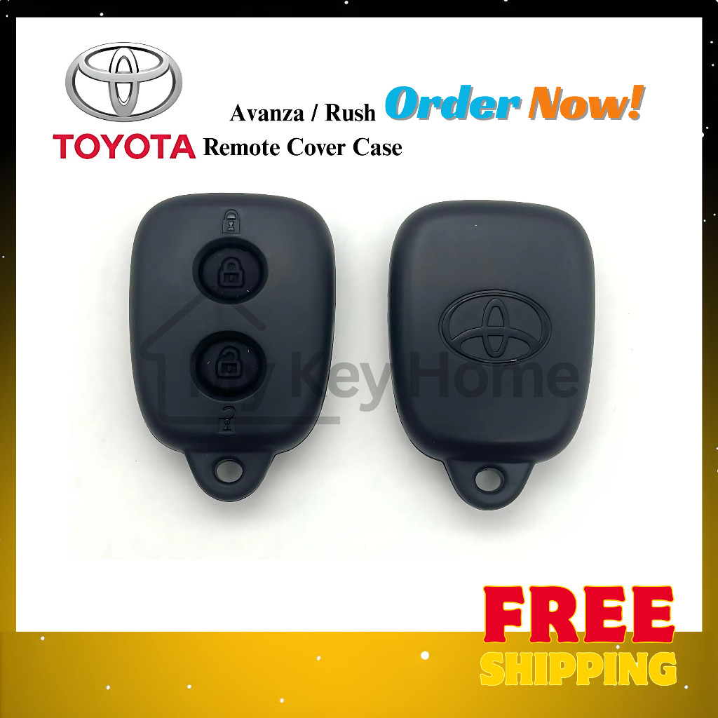 TOYOTA Remote Key Cover Case Replacement for Avanza Rush | Shopee Malaysia