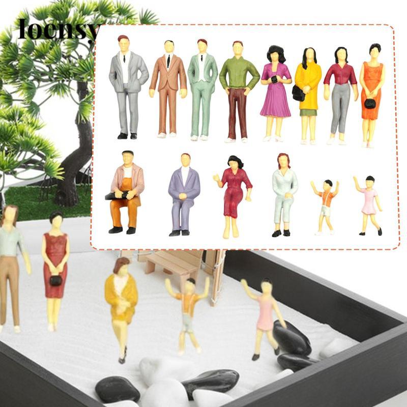 [Ioensy] 14 Pieces Miniature People Figures Miniature Figures DIY ...