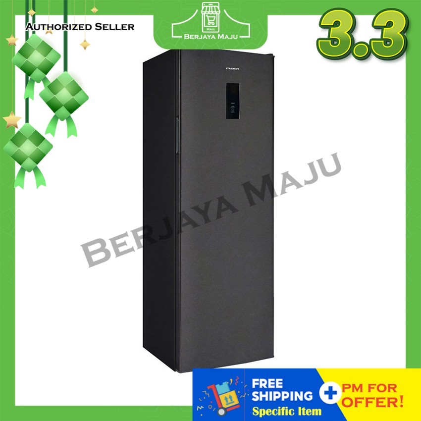 Faber 300L 1 Door Upright Freezer FREEZOR FF-305BK (Matt Black ...