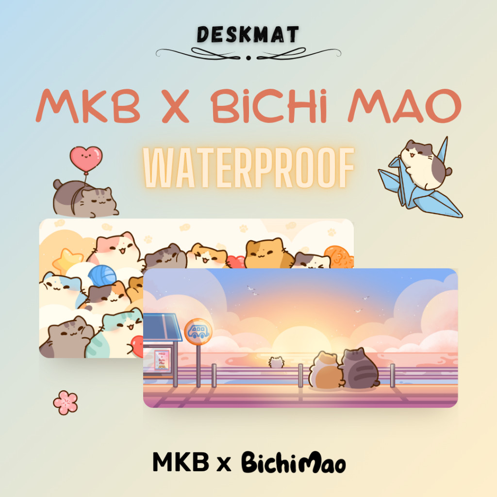 MKB x Bichi Mao Waterproof Deskmat (900mm x 400mm x 4mm) | Shopee Malaysia