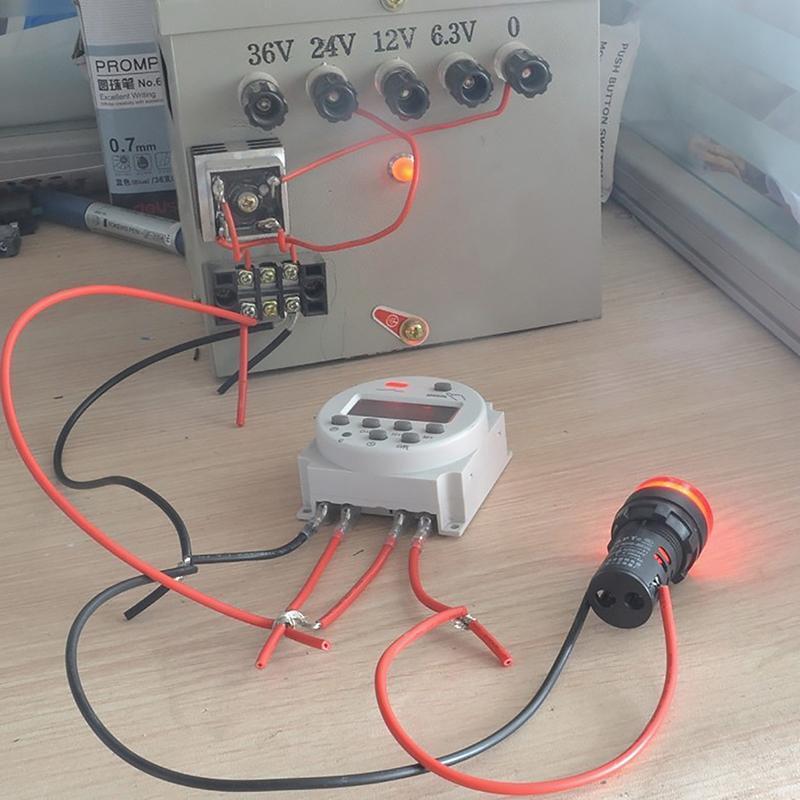 Sgmy 1Pc CN101A Digital LCD Power Timer Relay CN101 12V/24V/110V/220V ...