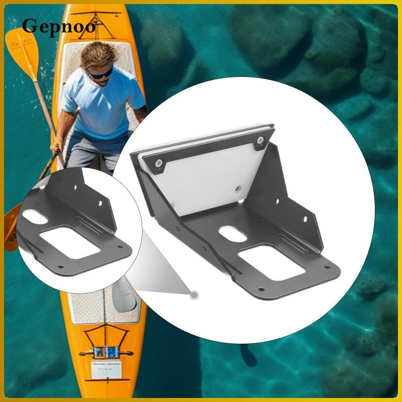 Gepnoo Transom-mounted Trolling Motor Bracket with Mounting And Locking ...