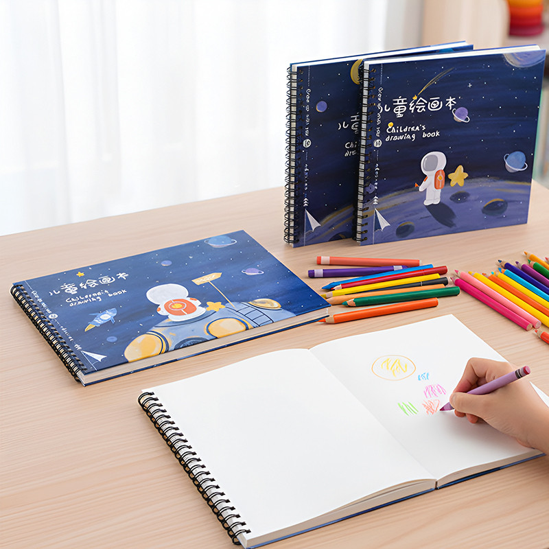 A4 Kids Drawing Book 30 Sheets Thick White Paper Art Stationery ...