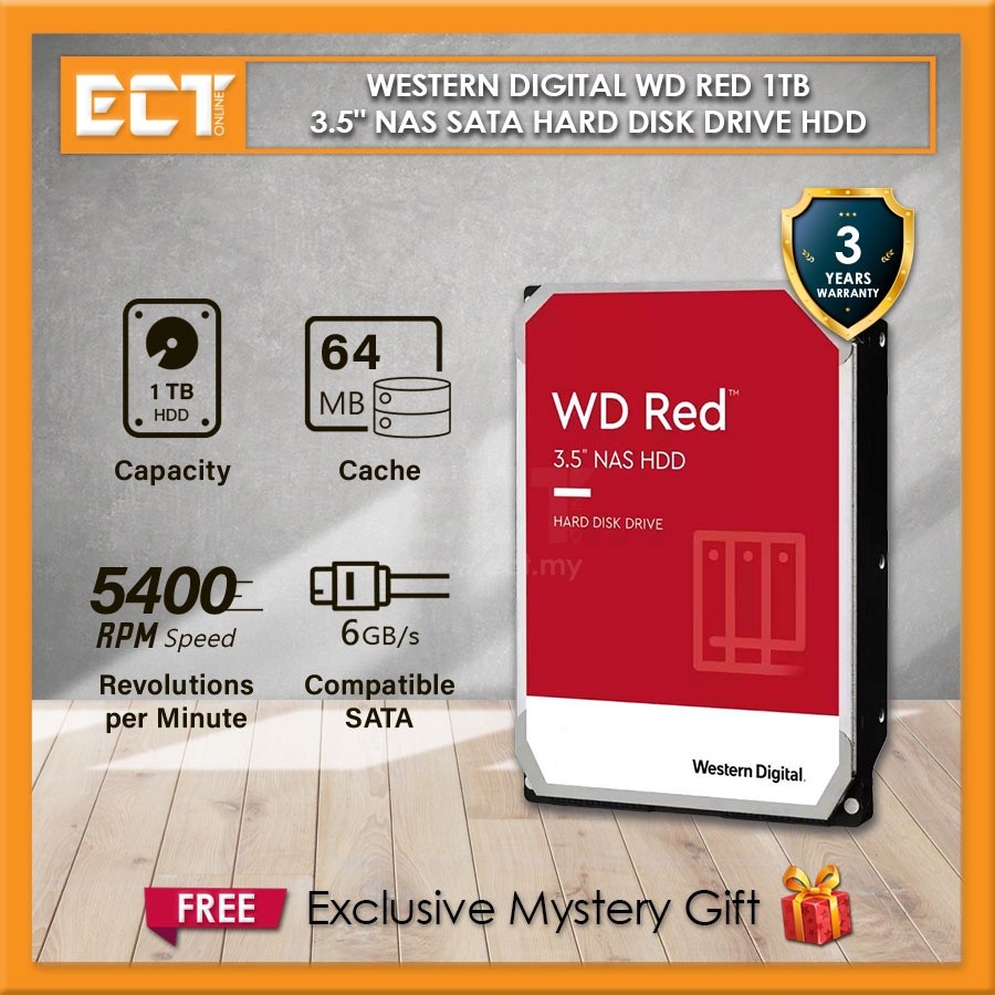 Western Digital WD Red | Red Plus 1TB | 2TB | 3TB | 4TB | 6TB | 8TB ...