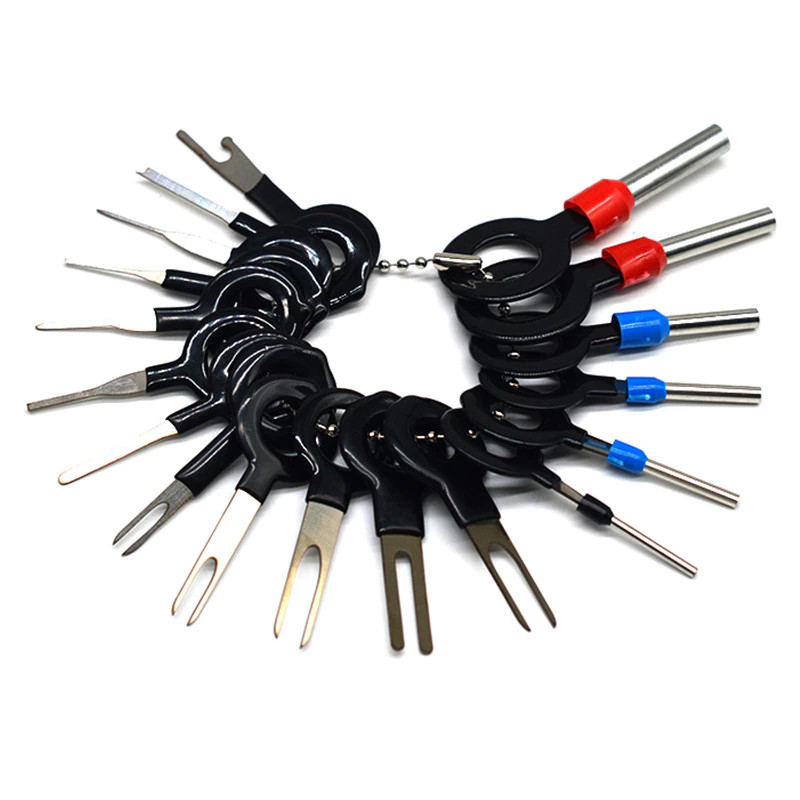 26Pcs Wire Terminal Removal Tool Cable Connector Crimp Pins Extractors ...