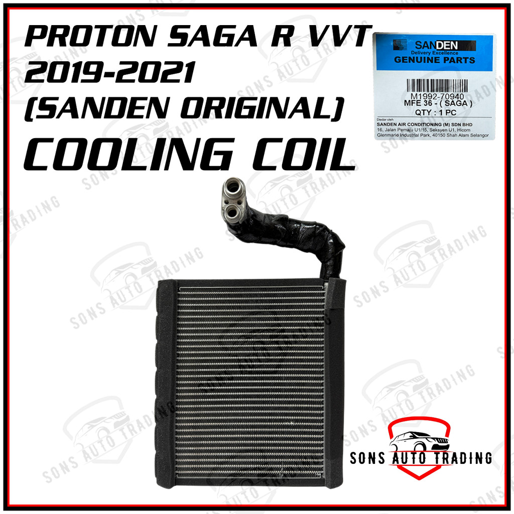 M1992-70940 (100% SANDEN ORIGINAL) PROTON SAGA R VVT 2019-2021 COOLING ...