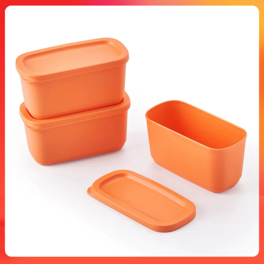 Tupperware 250ml Cubix Mini Rectangular Bekas Viral Kuih Raya Light ...