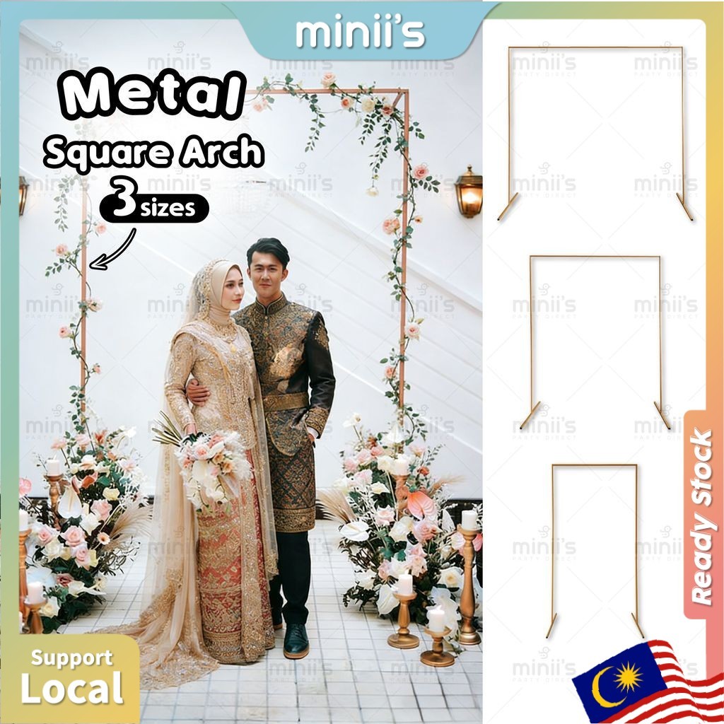 MINIIS Arch Backdrop Deco Raya Aidilfitri Arch Raya Arch Stand Balloon ...