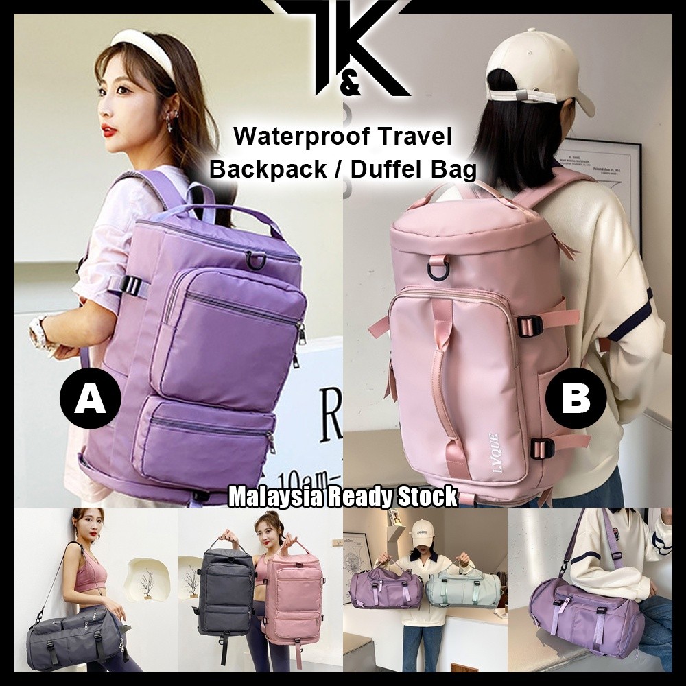 [LOCAL] 3-Way Carry Travel Backpack Waterproof Duffel Bag with Shoe ...