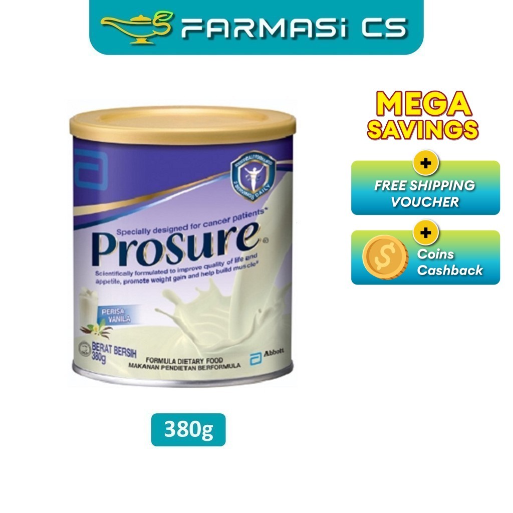 Abbott Prosure Vanilla Flavour 380g EXP:07/2027 [ Farmasi CS ] | Shopee ...