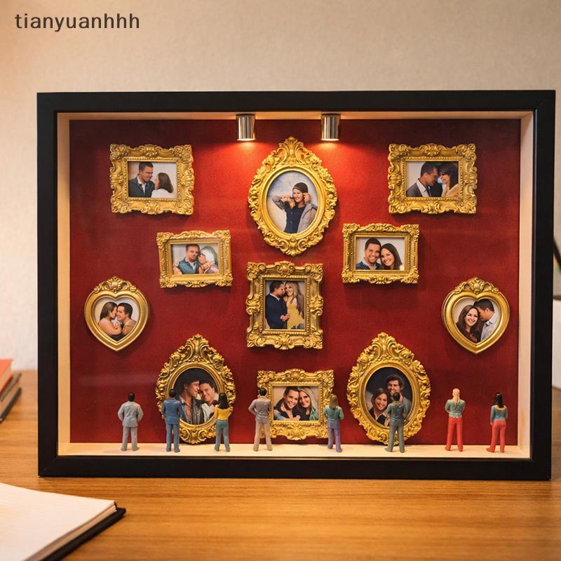 tianyuanhhh DIY Museum Silhouette Box, Family Memory Photo Display Case ...