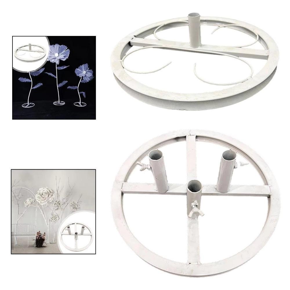 LUOLRV Flower Pole Display Stand, Iron Multifunction Giant Flower Base ...