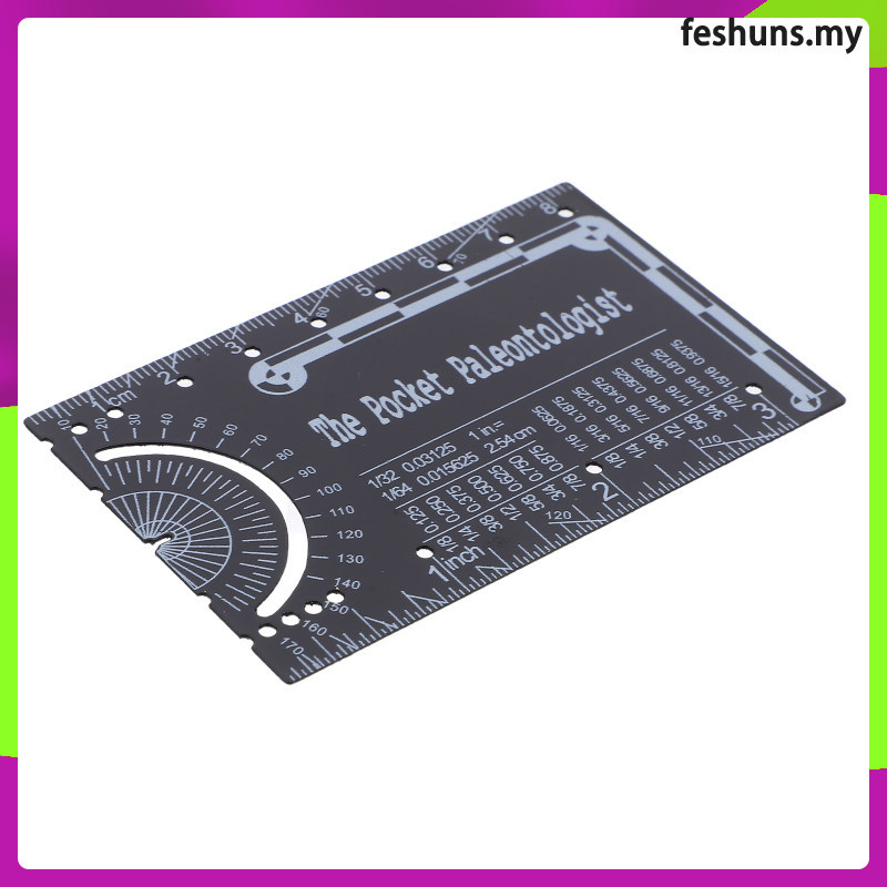 Pocket Engineering Ruler Compass Protractor Engineer's Scale Compact ...