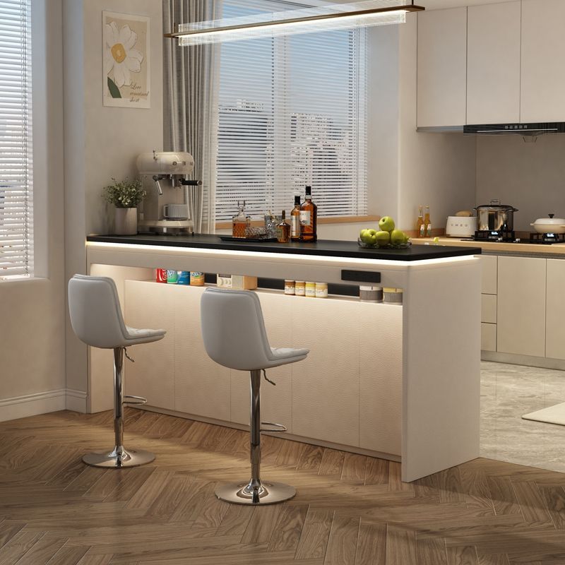 Small Space Bar Cabinet & Sideboard, Tall Table, Slim Kitchen Island ...