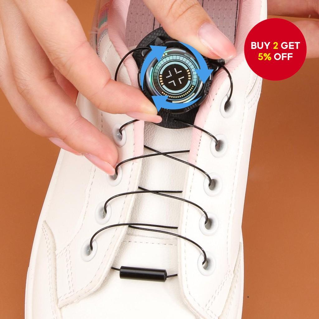 Photo inspiration: Picture Idea: New Rotating Button Shoelaces With Automatic Elastic Adjustment For