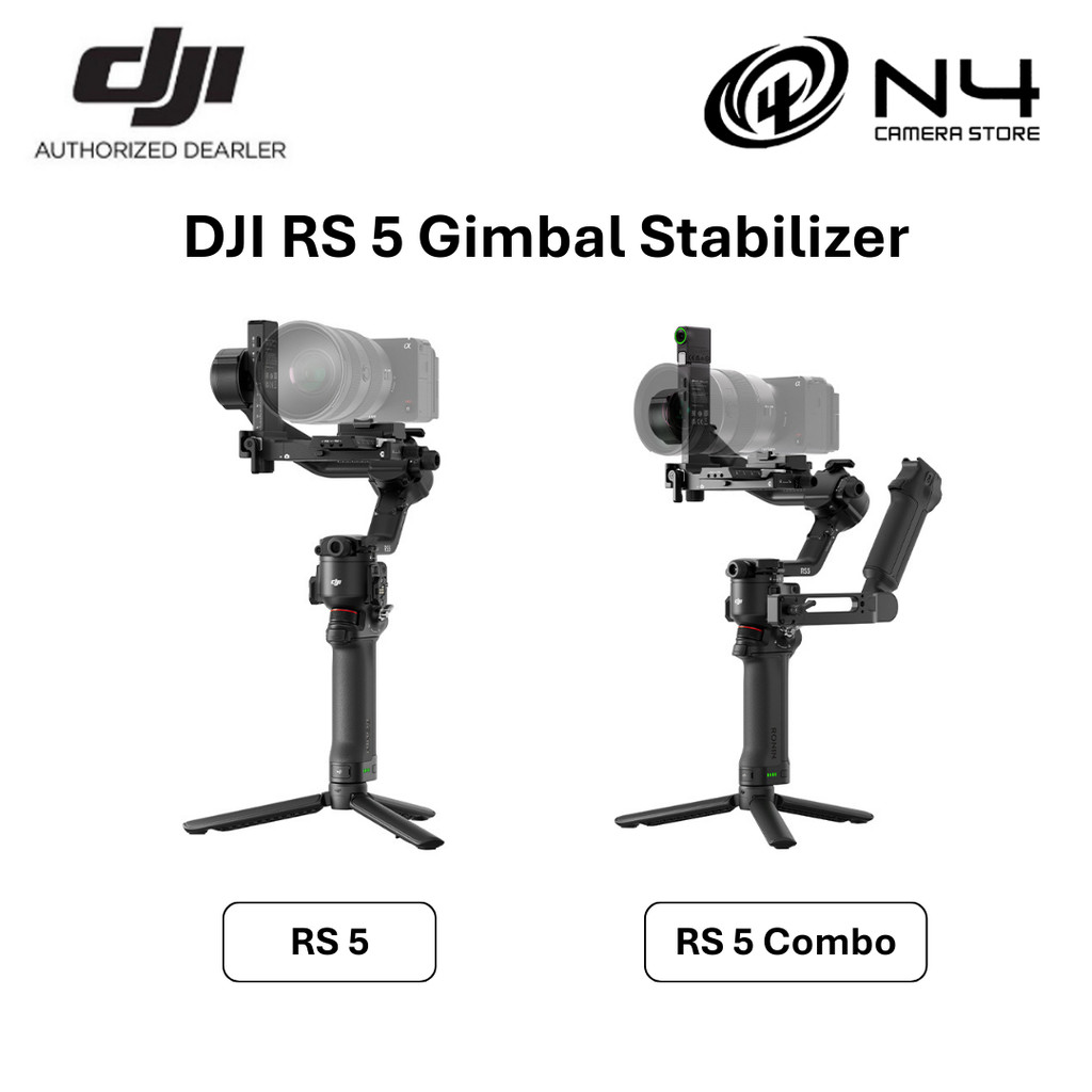 DJI RS 5 - Gimbal Stabilizer for DSLR and Mirrorless Camera Ronin RS 5 ...