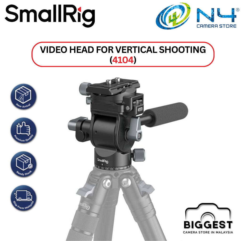SmallRig Video Head for Vertical Shooting 4104 To Swivel 360° Camera ...