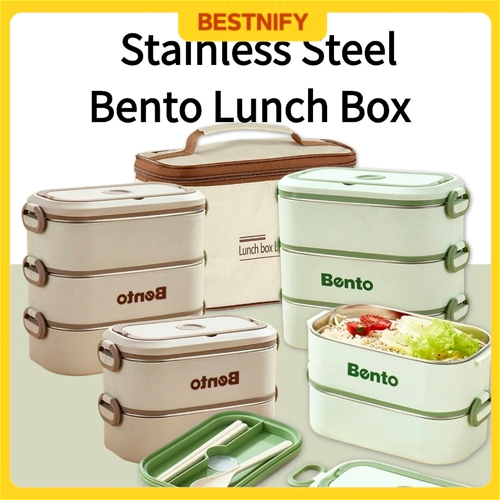Stainless Steel Lunch Box Insulated Food Storage Box Sealed Food ...