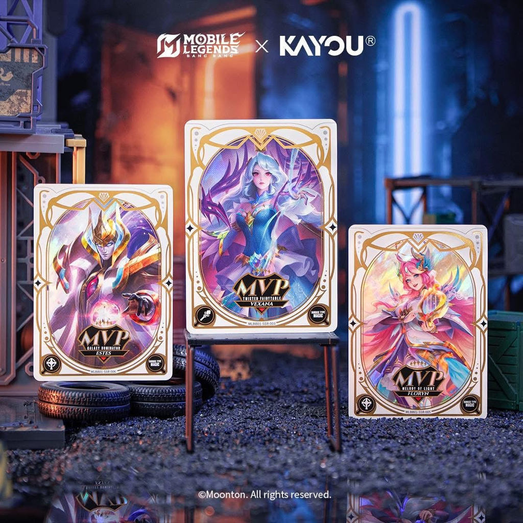 120Pcs MLBB Cards kayou Mobile Legends rare UR/AR/SR kad Origin Of