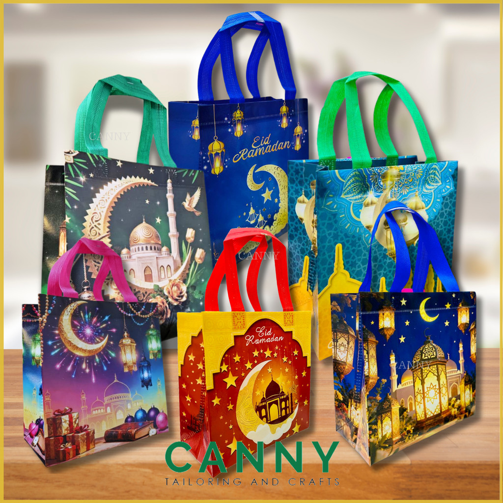 1 PCS Beg Hadiah Ramadan /Hari Raya Bag / Cookies Bag / Non-Woven Bag ...