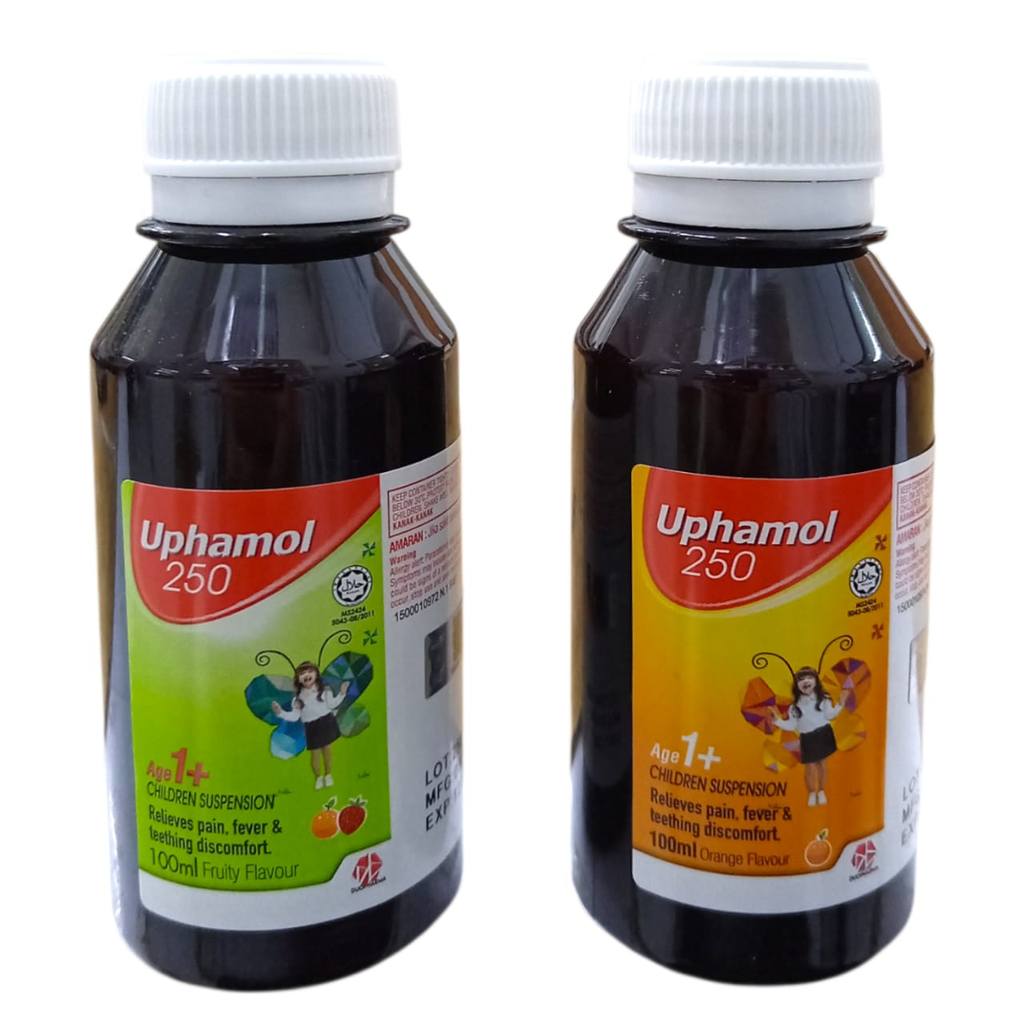 UPHAMOL 250MG SYRUP 100ML (EXP:12/2027) | Shopee Malaysia