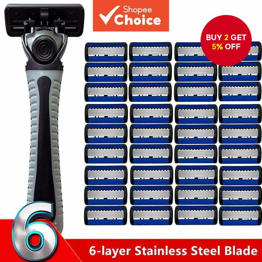 Razor Classic 6 Layer Safety Razor for Men's Shaving & Women's Hair ...