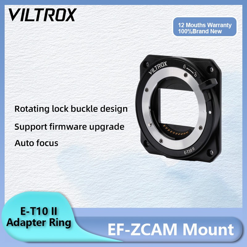 Viltrox E-T10 II Z-CAM Lens Adapter EF/PL Full Frame 6K for E Mount to ...