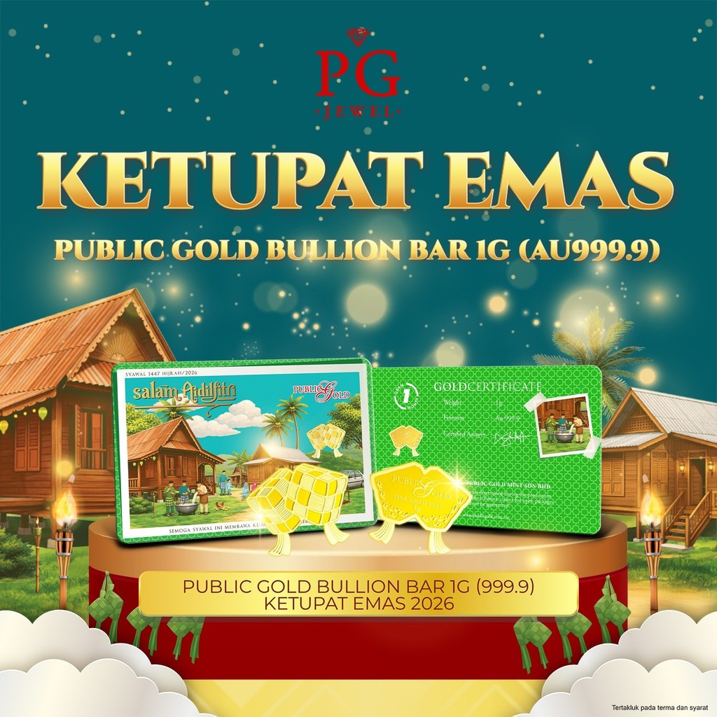 [NEW LAUNCH] Public Gold Bullion Bar 1g (Au 999.9) - Ketupat Raya 2026 ...