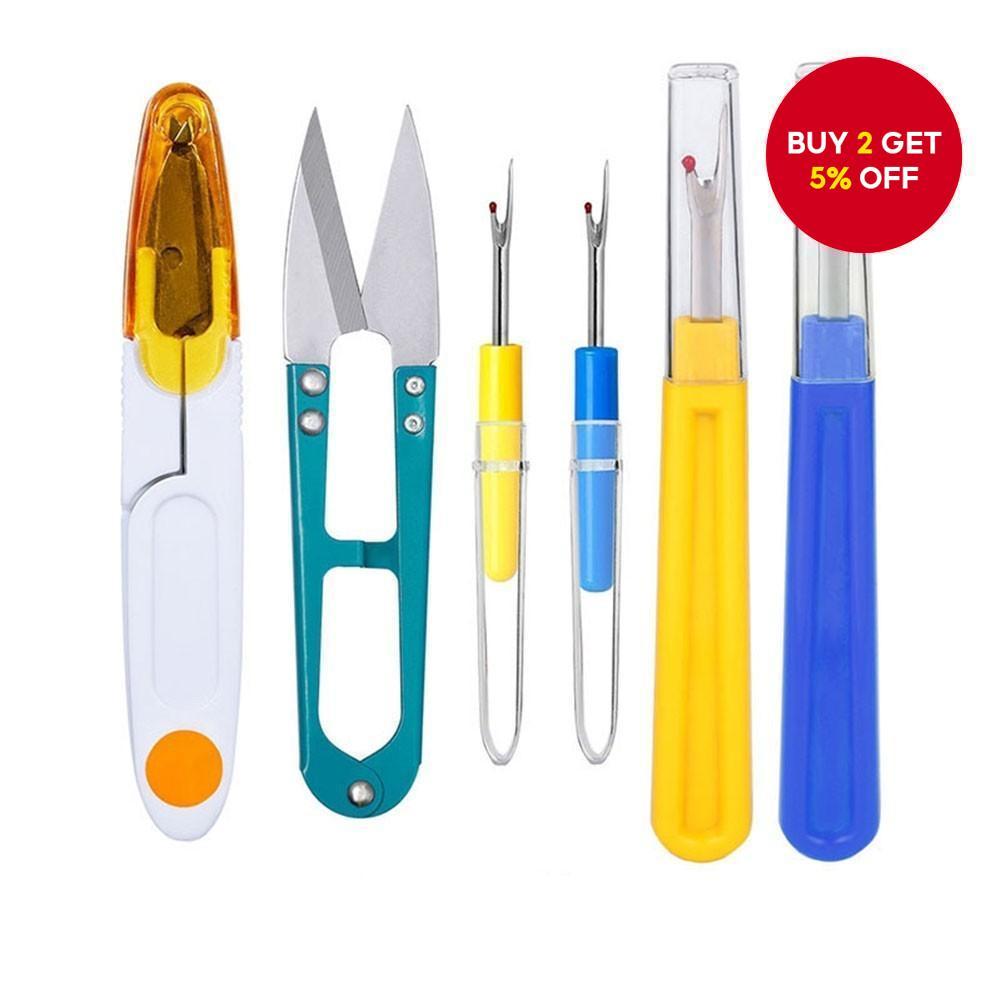 Sewing Seam Ripper Set - ABC Thread Cutter for Seam Removal Complete ...