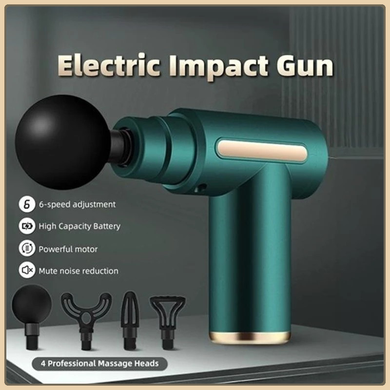 New Mini Muscle Massage Gun Silent Portable Muscle Relaxation Vibration ...
