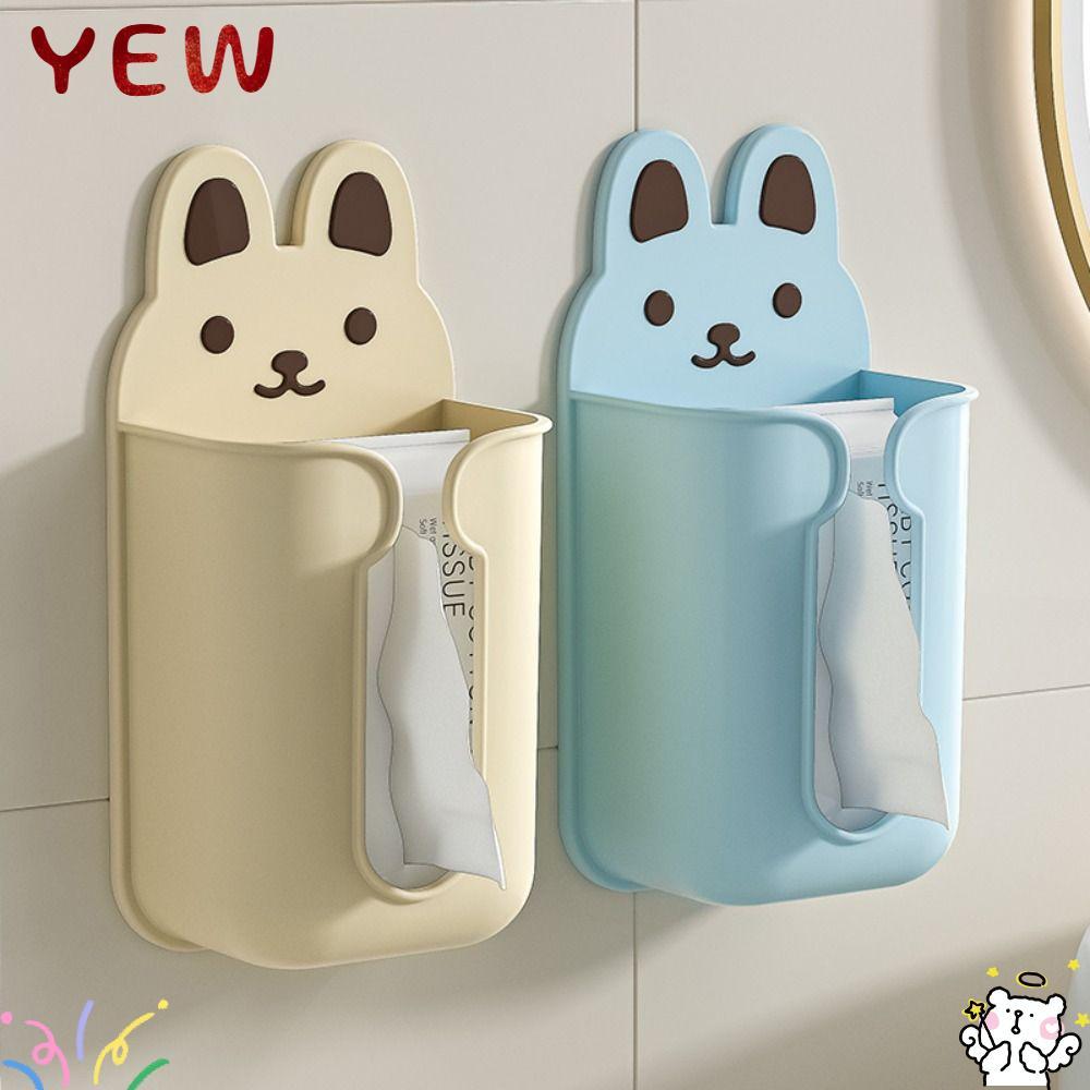 YYE Adhesive Tissue Shelf, Storage Space-saving Wall Mounted Tissue Box ...