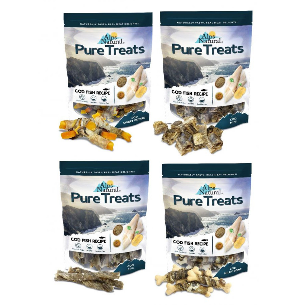 Alps Natural Pure Cod Fish Dog Snacks /Dog Treats ( Cod Fish Recipe ...