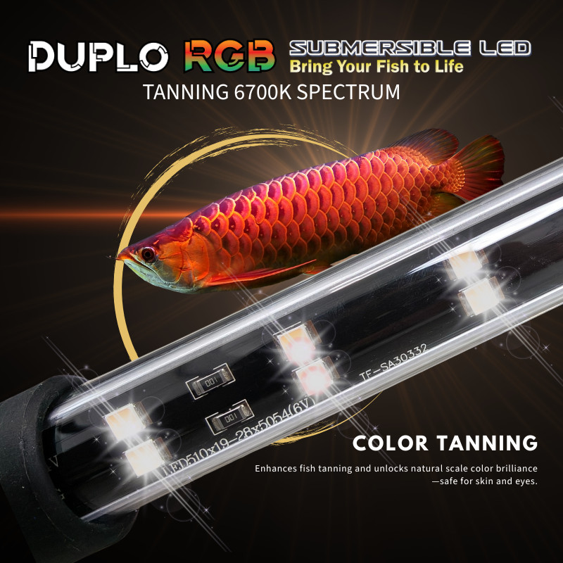 Classica Duplo RGB Submersible LED Aquarium Light 6700K Fish Tanning ...