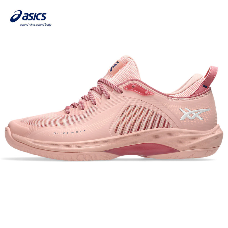 シューズ(男性用) GLIDE NOVA FF4 PINK CLAY/WHITE ASICS Glide Nova FF 4 Unisex Basketball Shoes In Pink Clay/White
