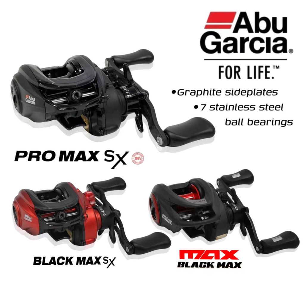 ABU GARCIA BLACK MAX / PRO MAX SX / BLACK MAX SX BAITCASTING (BC) FISHING  REEL | Shopee Malaysia