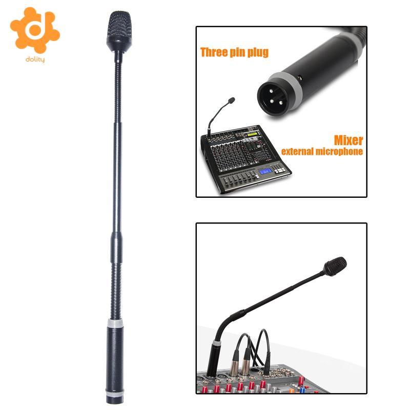 [utruiut0k] DJ Gooseneck Microphone, Flexible, with Adjustable XLR ...