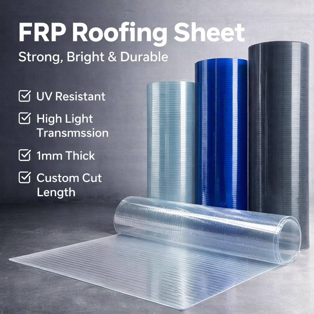 FRP Roofing Sheet Transparent Fiberglass Roof Panel UV Resistant for ...