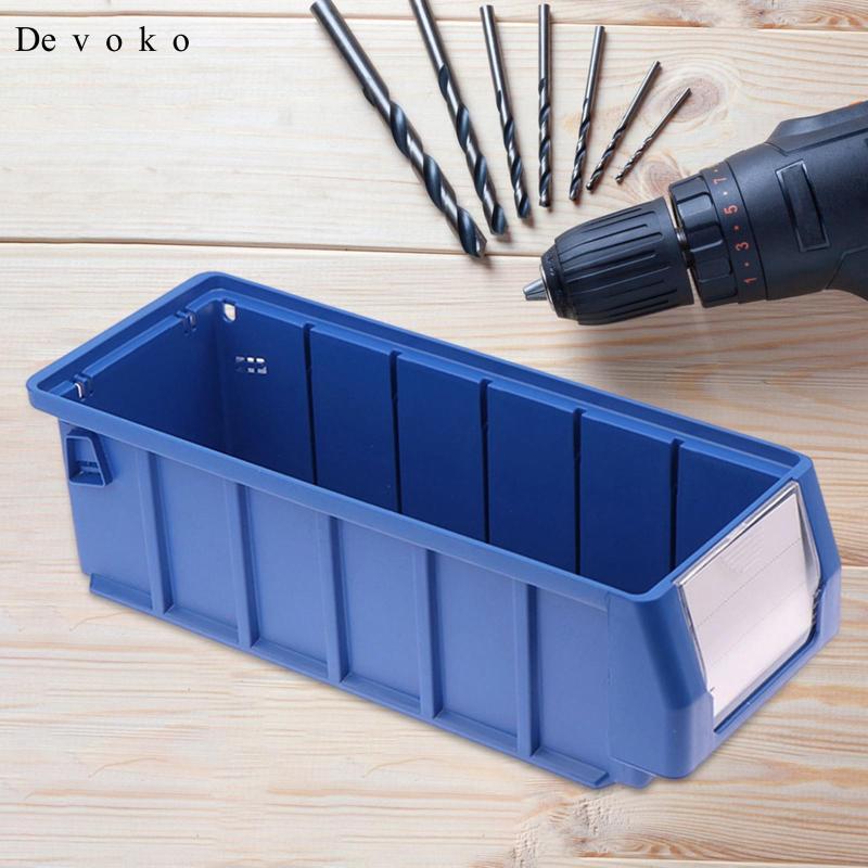 Devoko Storage Bin with Writable Label Screw Organizer Container Small ...