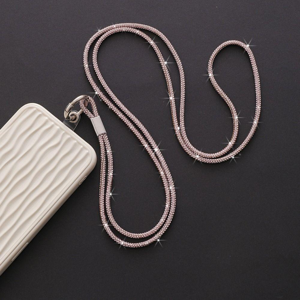 AOPHEKM Phone Anti-lost Rope, Bling Bling Bright Rhinestone Phone ...