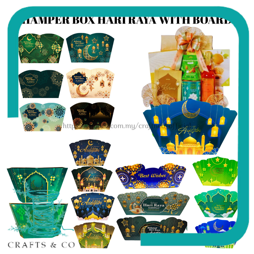 1 pcs Hari Raya Hamper Box / Hamper Raya / Hamper Base Box / Gift ...