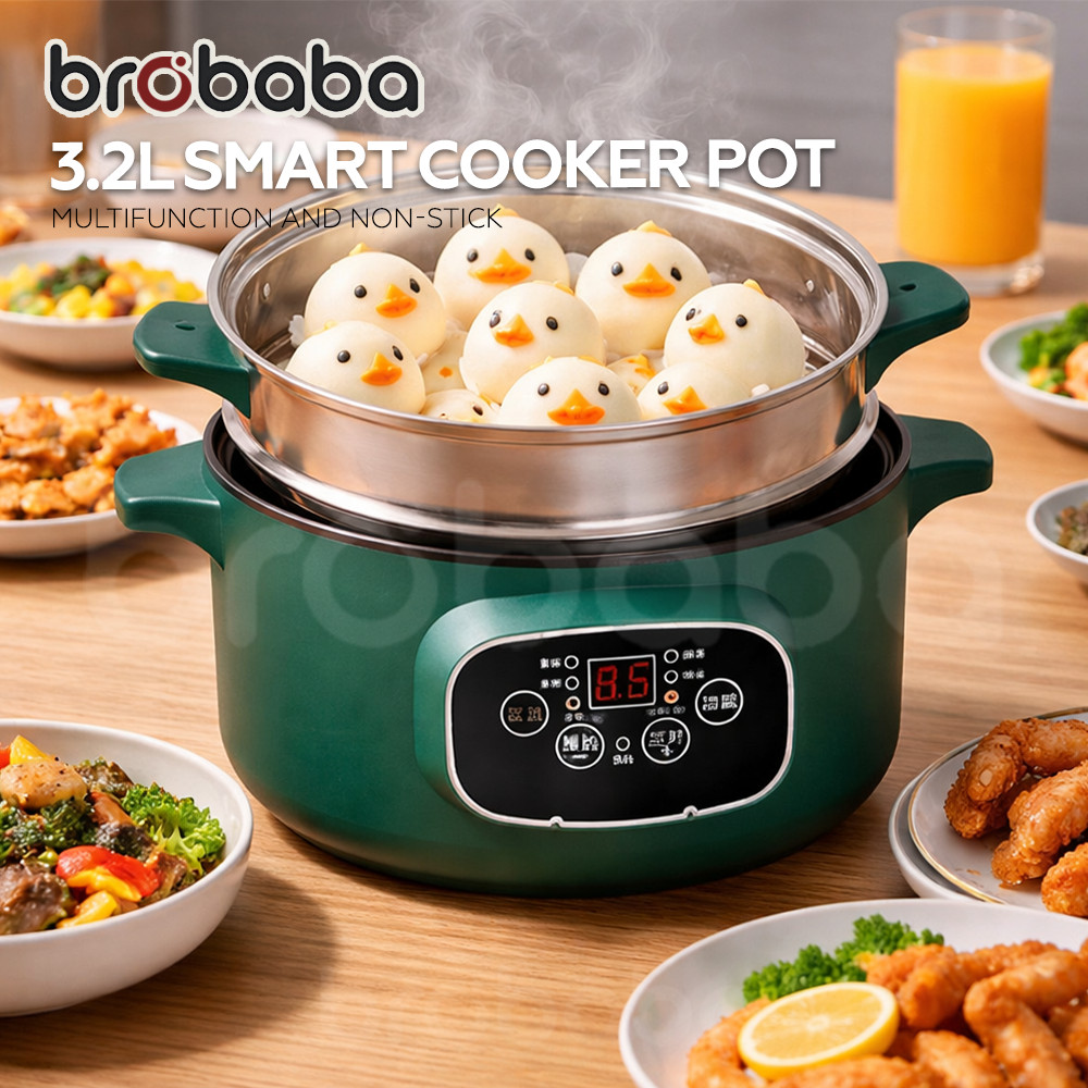 BROBABA 3.2L Smart Electric Digital Rice Cooker Pot Multifunction ...
