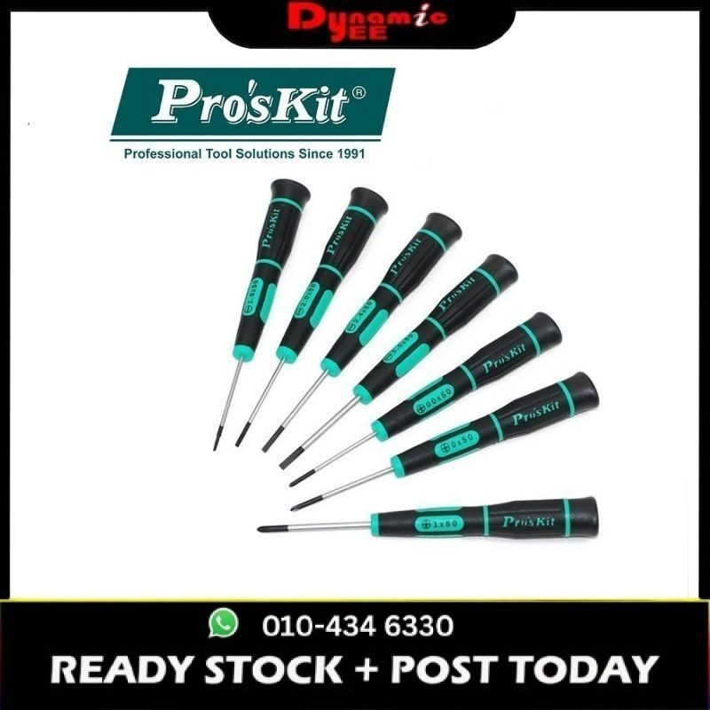 PRO'SKIT 7 Piece Electronic Screwdriver Set SD-081A | Shopee Malaysia