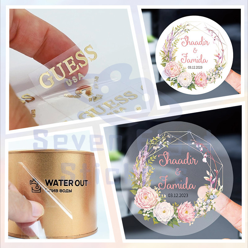 3D UV Transfer Sticker - Personalised Logo Designs - Multiple Materials ...