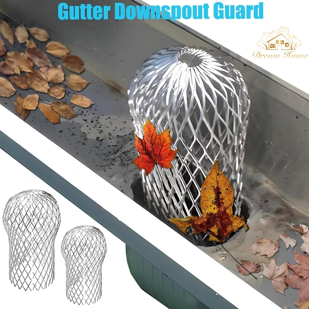 Metal Aluminum Filter Meshes Gutters Leaf Debris Mud Trap Guards Drain ...