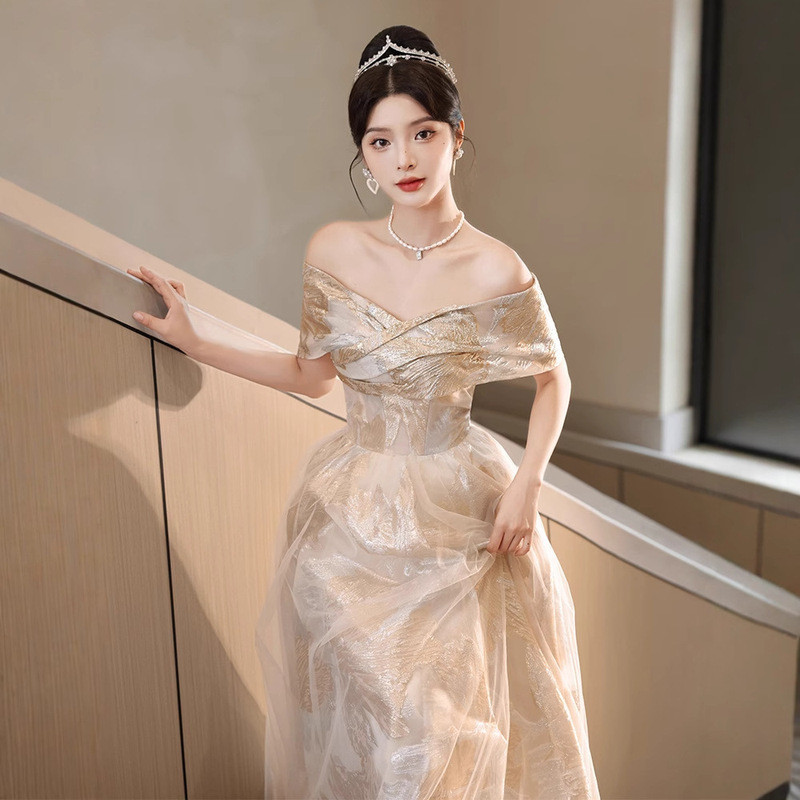 gold dress - Dresses Prices and Promotions - Women Clothes May 2026 |  Shopee Malaysia
