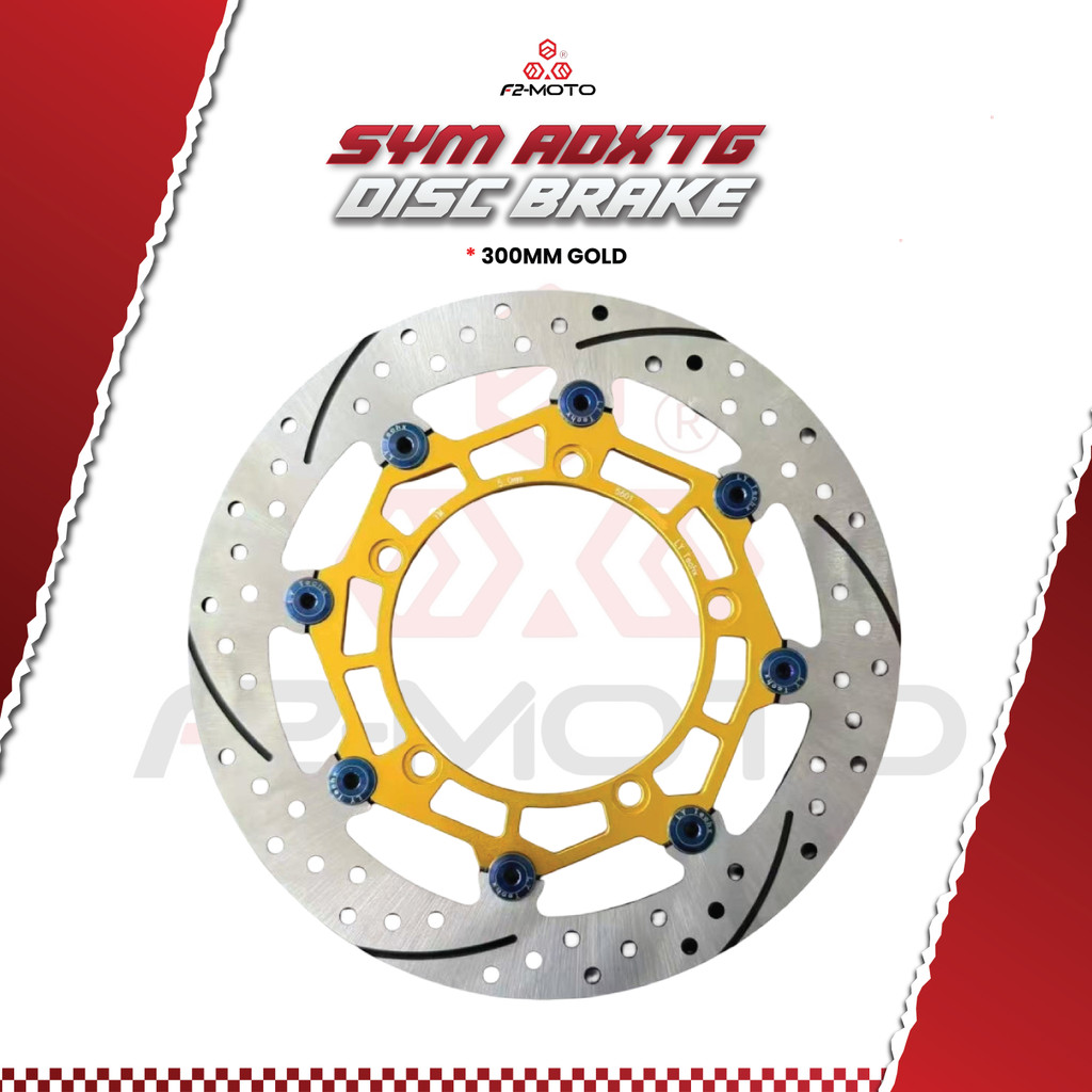 SYM ADXTG Disc Brake 300MM Gold | Shopee Malaysia