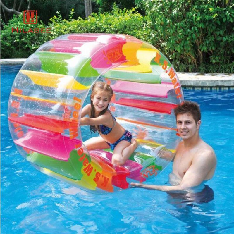HILABEE Giant Swimming Water Wheel Swimming Rollers Summer Inflatable ...