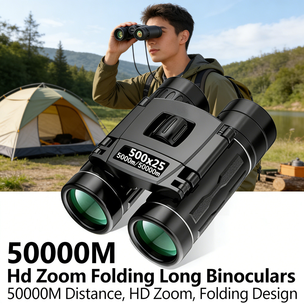 Camping Sports Outdoor Binoculars 5000M/50000M Long Distance Folding ...